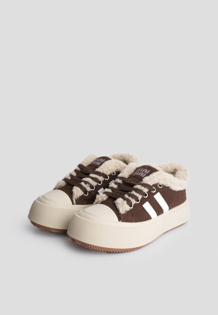 Кеди з хутром жіночі Vzuttya.UA