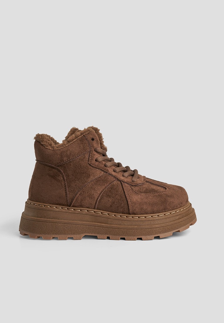 Кеди з хутром жіночі Vzuttya.UA