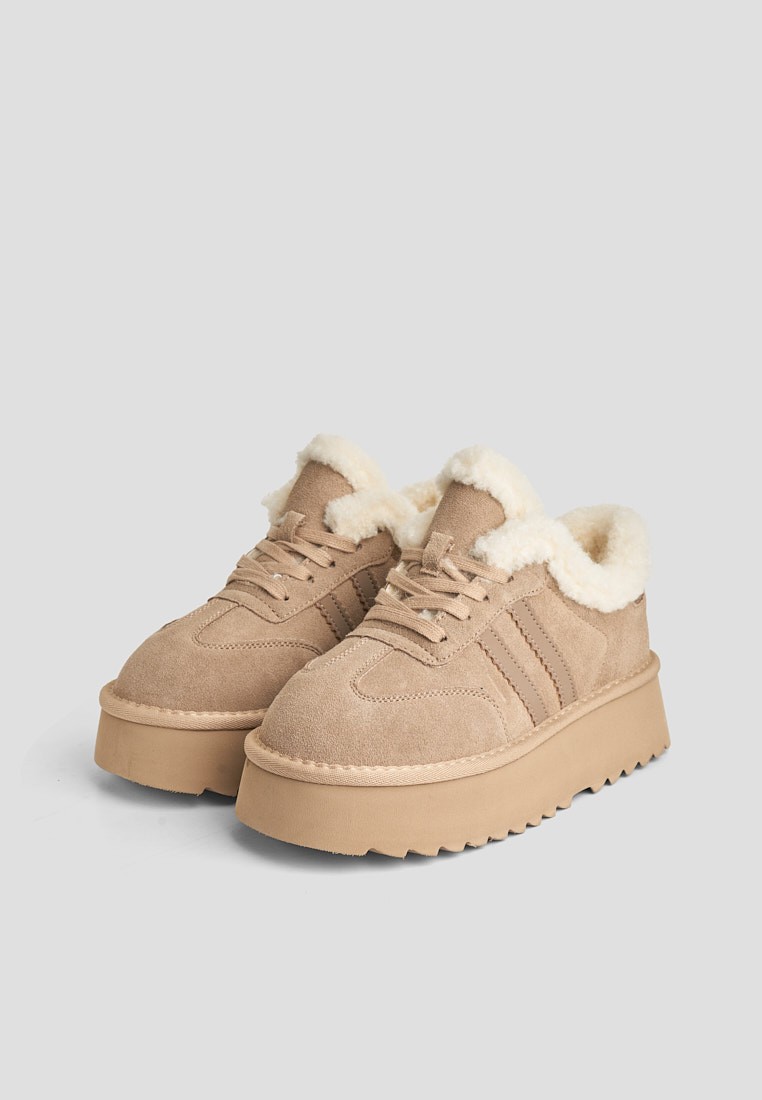 Кеди з хутром жіночі Vzuttya.UA