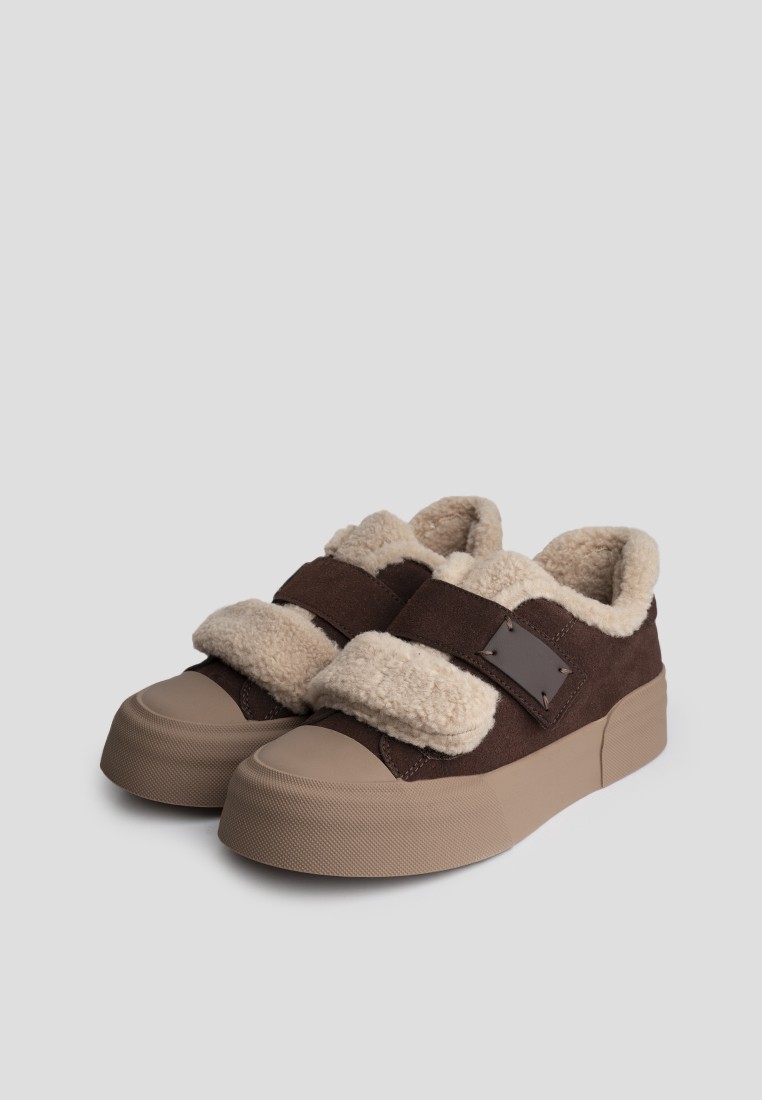 Кеди з хутром жіночі Vzuttya.UA