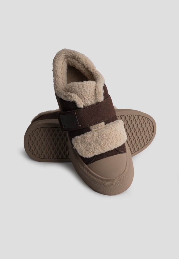 Кеди з хутром жіночі Vzuttya.UA