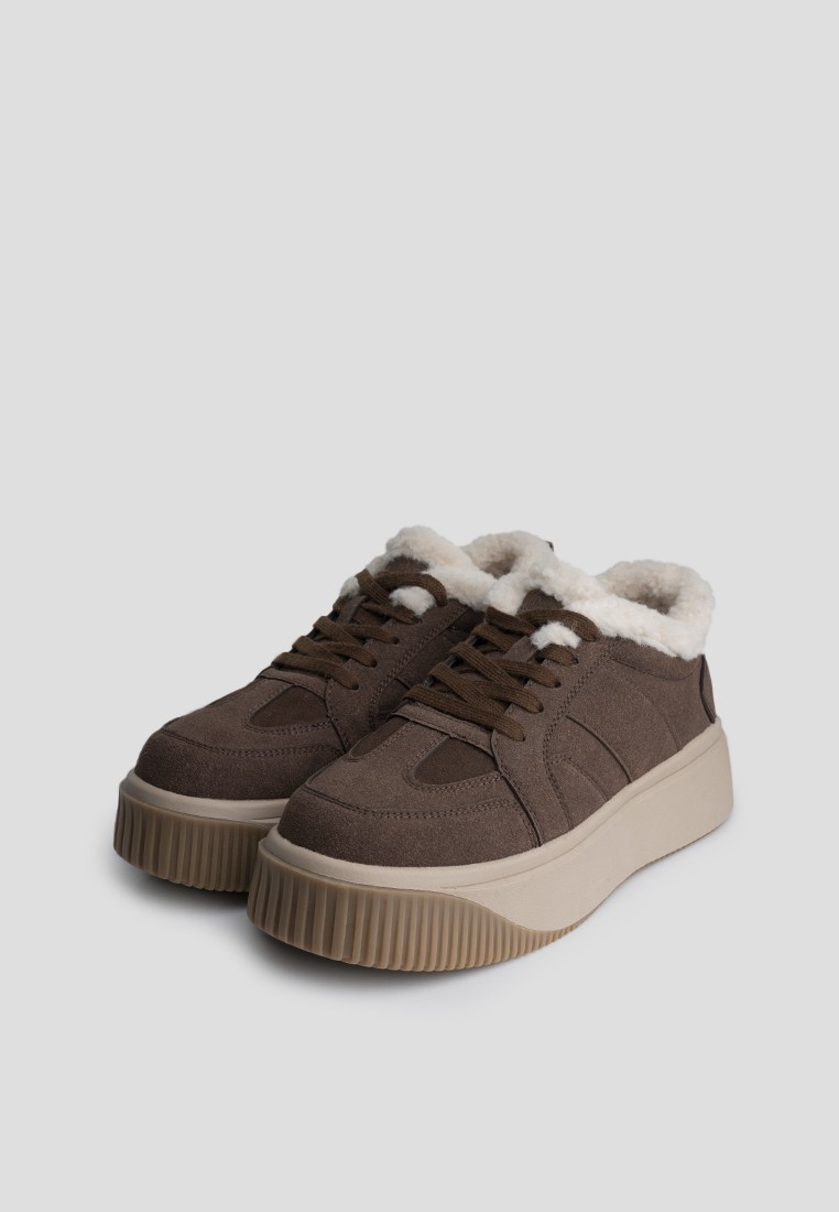 Кеди з хутром жіночі Vzuttya.UA