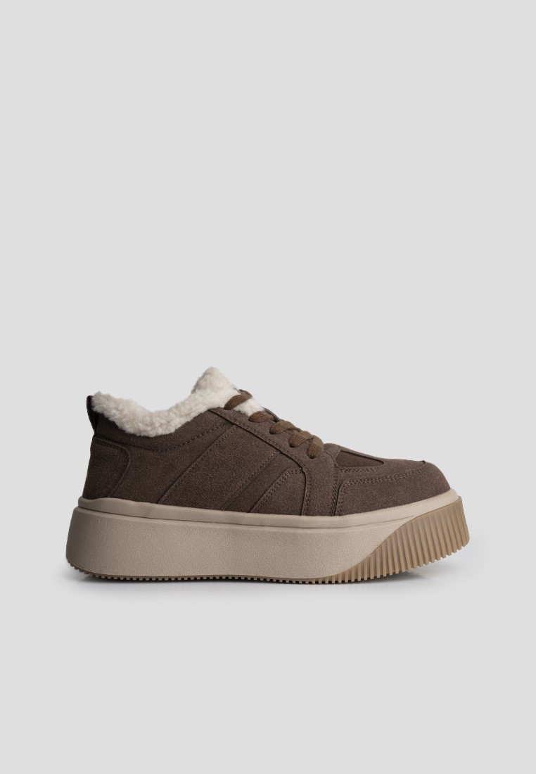 Кеди з хутром жіночі Vzuttya.UA