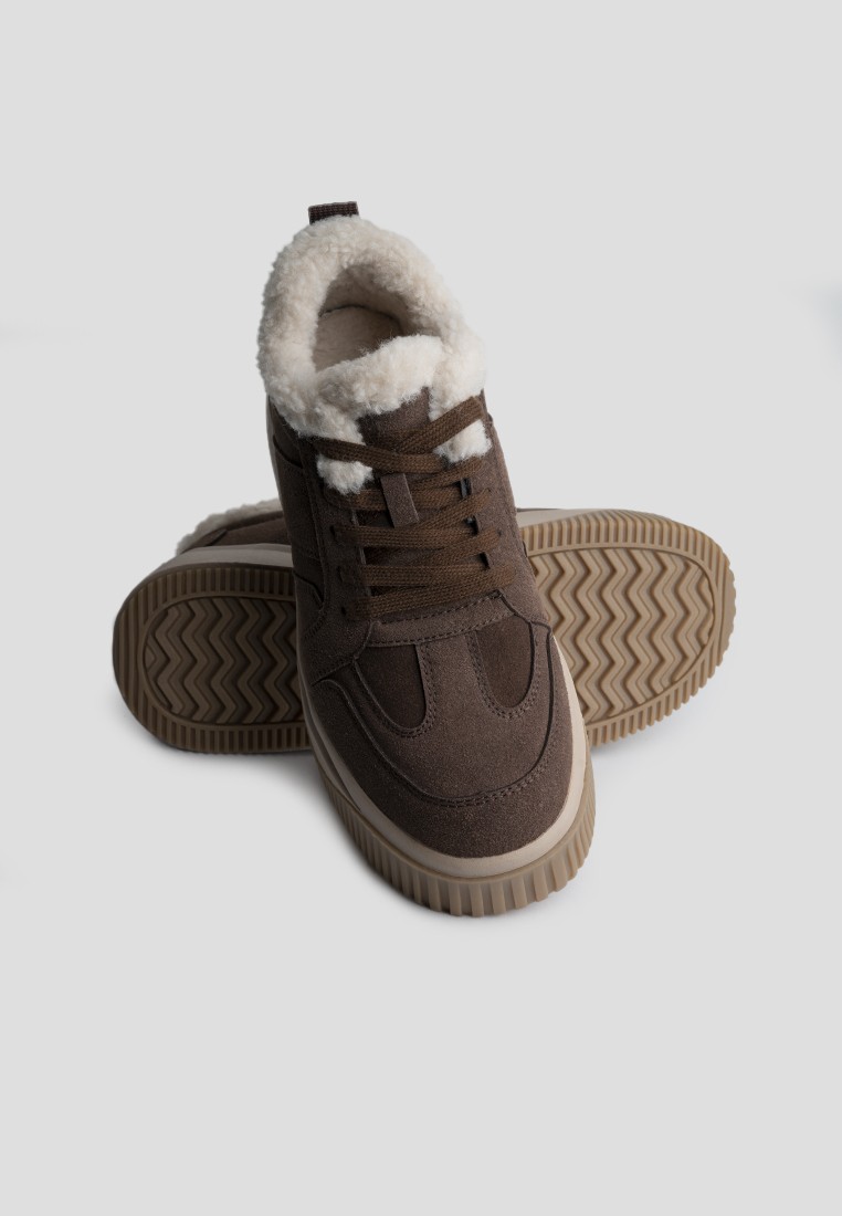 Кеди з хутром жіночі Vzuttya.UA