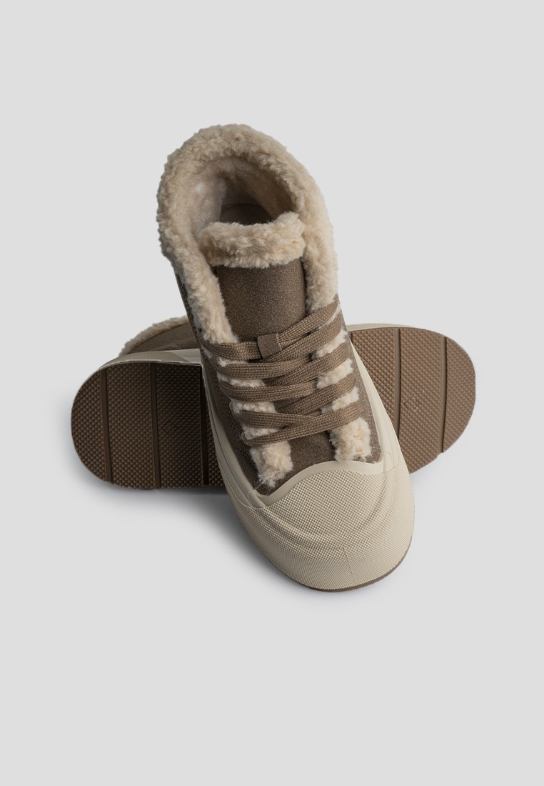 Кеди з хутром жіночі Vzuttya.UA