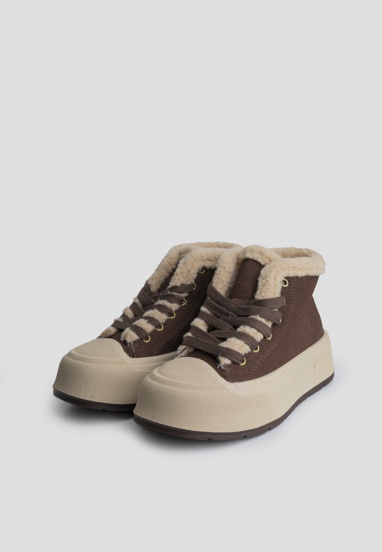 Кеди з хутром жіночі Vzuttya.UA