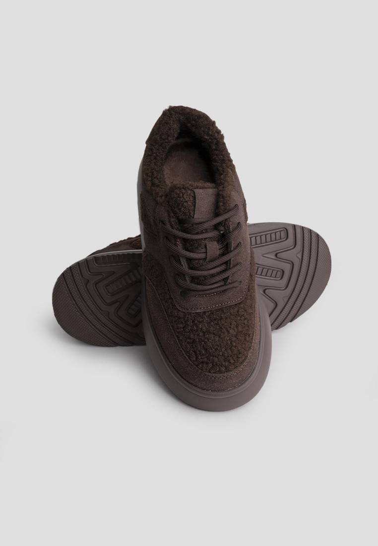 Кеди з хутром жіночі