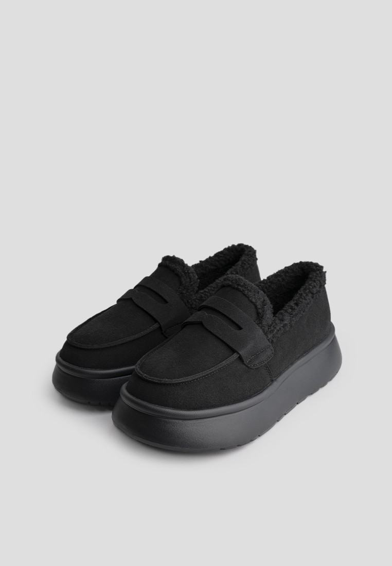 Лофери з хутром жіночі Vzuttya.UA