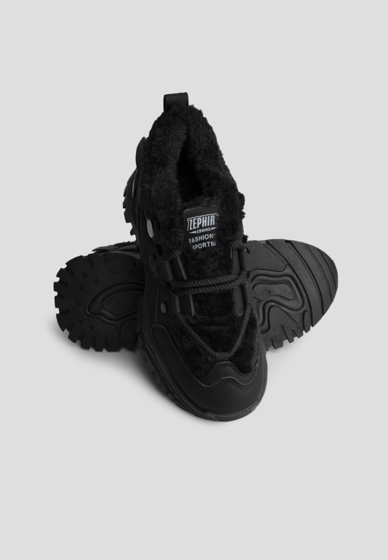 Кросівки з хутром жіночі