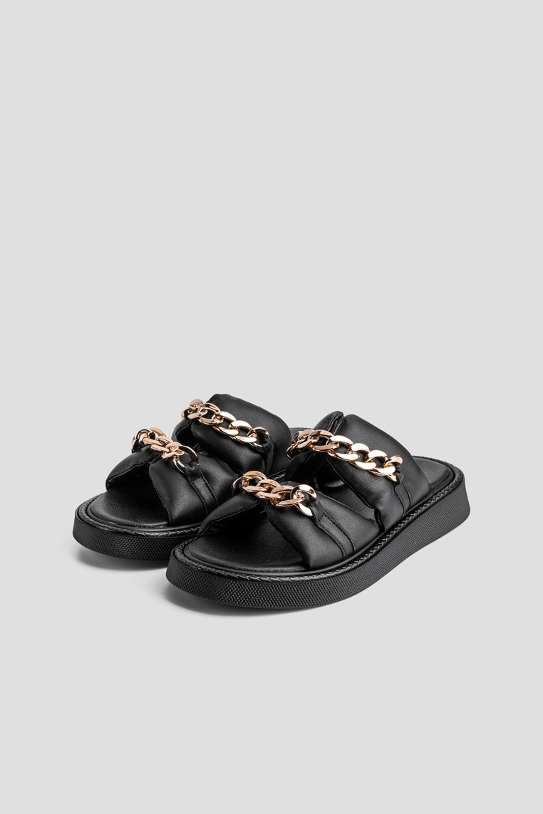 Шльопанці шкіряні жіночі