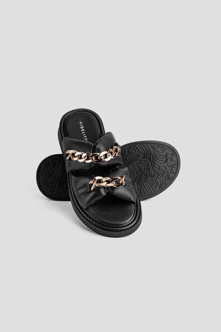 Шльопанці шкіряні жіночі