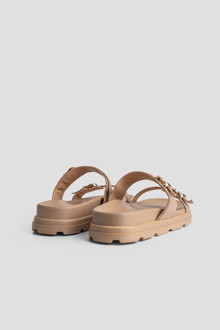 Шльопанці шкіряні жіночі Vzuttya.UA