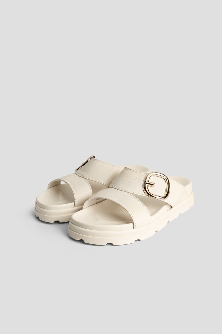 Шльопанці шкіряні жіночі Vzuttya.UA