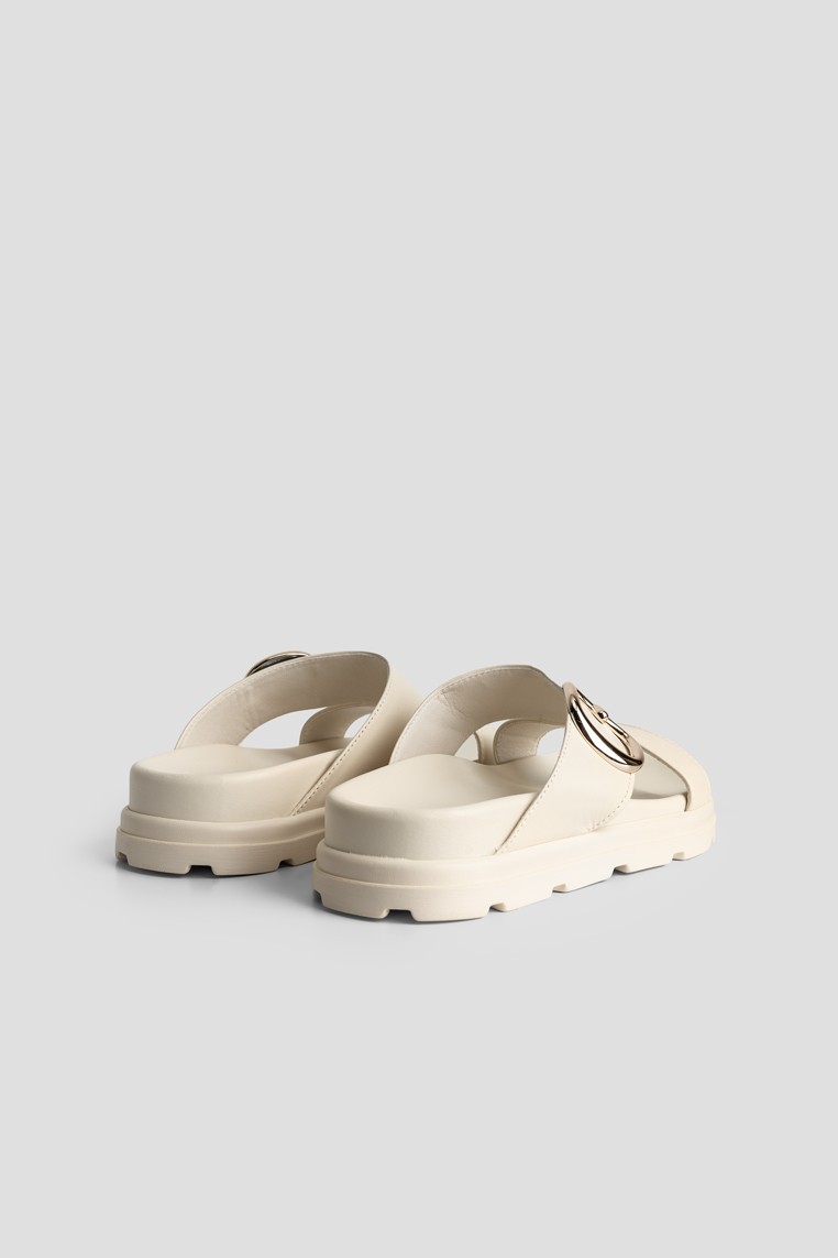 Шльопанці шкіряні жіночі Vzuttya.UA